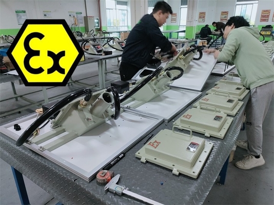 Explosion-Proof Solar Street Light Atex IECEx Approved WF2 IP66 100 Watt 140lm