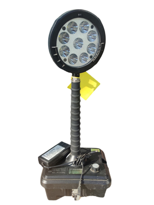 Zone 1 Offshore Onshore Explosion Proof Portable LED Working Lighting Whole Plastic GRP 100-295VAC For Oil Hazardou Environment