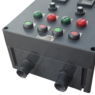 220V Explosion Proof Control Station ATEX Approved GRP Anti Corrsion IP66 WF2  Hanging Vertical Mounting For Hazardous Environment Zone1 Zone2