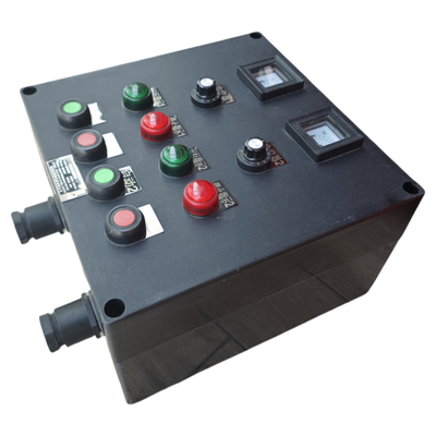 220V Explosion Proof Control Station ATEX Approved GRP Anti Corrsion IP66 WF2  Hanging Vertical Mounting For Hazardous Environment Zone1 Zone2