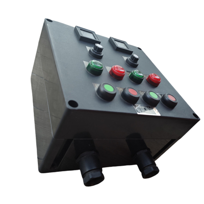 220V Explosion Proof Control Station ATEX Approved GRP Anti Corrsion IP66 WF2  Hanging Vertical Mounting For Hazardous Environment Zone1 Zone2