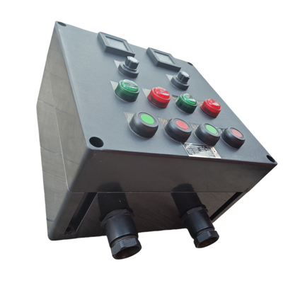380V Flameproof Exproof GRP Control Station CNEX ATEX Approved Whole Plastic Customizable Cable Entry For Offshore Onshore Zone1 Zone2