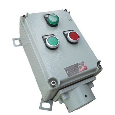 220V 380V Explosion Proof Button Control Station Marine Grade Aluminum IP66 Anti-corrsion With Customized Cable Entry Safe Durable For ZONE1 ZONE2 ZONE21 ZONE22