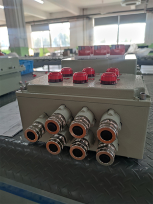 Wall Mounted Exproof Flameproof Control Panels Customizable Rated Voltage ATEX CNEX ISO9001 Certification For Oil Gas Marine Solution