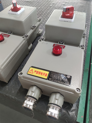 ATEX Explosion Proof Lsolator Box IP66 Anti corrsion Aerospace Grade Aluminum For Wall Mounting Ex D E For MARINE GAS Petrochemical Environment