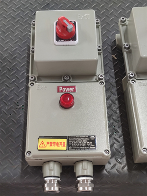 ATEX Explosion Proof Lsolator Box IP66 Anti corrsion Aerospace Grade Aluminum For Wall Mounting Ex D E For MARINE GAS Petrochemical Environment