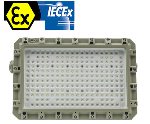 Explosion Proof LED Floodlight 100Watt 6000K Wall Pendant Lighting