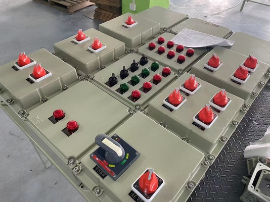 Customized Cable Entry Explosion Proof Panel Enclosure in 10mm With EX Certification for Safe Control Panel