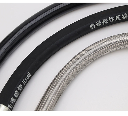 Rubber Stainless Steel Explosion Proof Conduit with ATEX Certification IP66 Protection