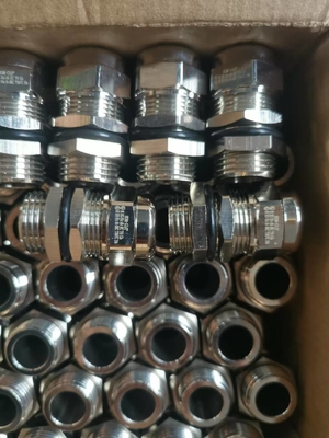 IP68 Explosion Proof Cable Gland With Brass CE ROHS ISO9001 Certificates For Safe Durable Connections