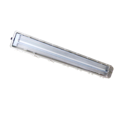 Zone 21 Explosion Proof Fluorescent Light with Whole Plastic GRP Ex Mark Ex Tb IIIC T80°C Db