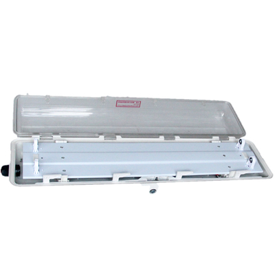 IP66 WF2 Explosion Proof Fluorescent Light for Hazardous Areas Whole Plastic GRP 2*18w/2*36w