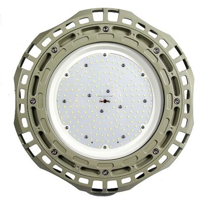 IECEx-certified maintenance-free LED explosion-proof high-bay lights available with customizable flat/domed covers