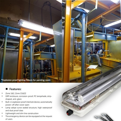 ATEX Certified Explosion Proof T5 LED Fixture – 18W & 36W Tube, IP66 Waterproof for Oil&Gas&Chemical