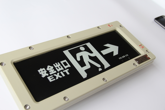 ATEX CE IP66 Certified Explosion Protected LED Exit Marker 5700KCCT 3W High Brightness LED Light Source for Chemical Plant and Gas Station