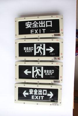 Explosion Proof Exit Sign LED Light 220V ATEX CNEX IP66
