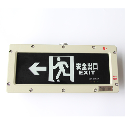 Explosion Proof Exit Sign 3W 220VAC for Zone 1 2 21 22 Hazardous Areas