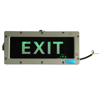 Explosion Proof IP66 Waterproof Marine Emergency Exit Sign Light with Battery Backup