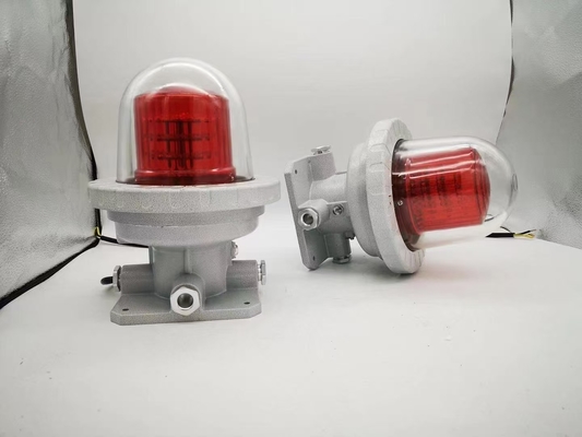 High Quality Red/Transparent 5-40w Explosion Proof Aviation Obstruction Light Aircraft Warning For Hazardous Areas Light