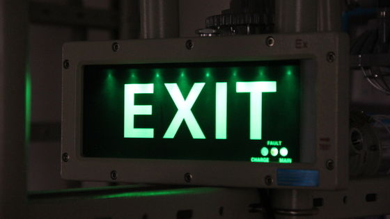 High Quality Atex Explosion Proof Emergency Exit Sign Warning Lights Customizable Patterns Explosion-Proof Exit Sign Light for Zon1 Zone2