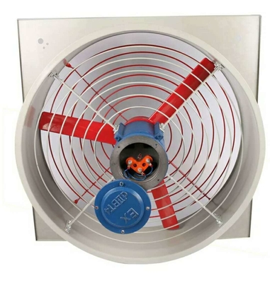 1450r/m RPM Explosion Proof Exhaust Fan 2000-9500 m3/h CFM 370 Power Consumption for Industrial Ventilation