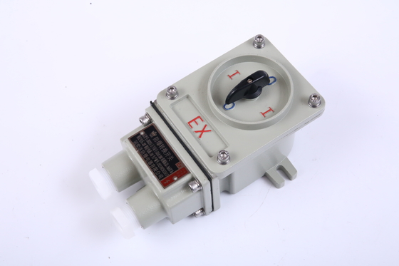 Hot Sale AC220V/380V Aluminum Alloy Explosion Proof Changeover Switch 5 Years Warranty Atex