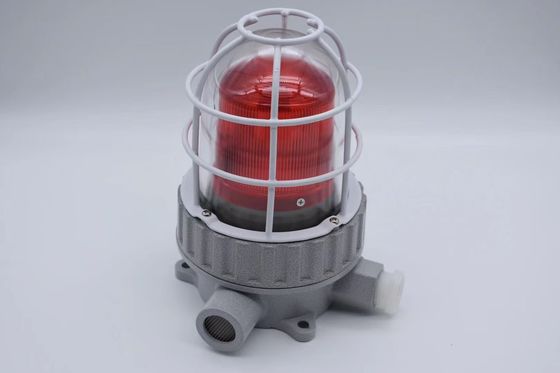 Green Explosion Proof Alarm Lights with Ceiling Mounting and Silicon Rubber Gasket Material