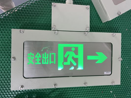 High Strength Aluminium 50000Hours Long Life Explosion Proof Exit Emergency Egress Light with Rechargeable Battery