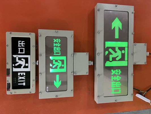 Wall Mounted 3W 120 180 Mins Emergency Escape Light Custom Colors LED Indicators Surface Can Be Customised for Zone 1 and Zone 2