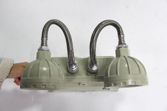 Aluminum Alloy Tempered Glass Rechargeable 220v IP66 LED Emergency Exit Sign Emergency Lights Duration 3 Hours