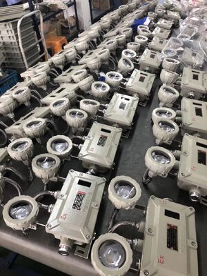 High Quality LED Lighting ATEX IP66 Emergency Light Rechargeable Double Head Lamp Exit Light Danger Zones 1 and 2