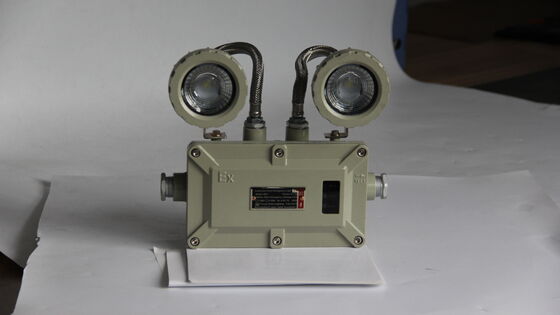 High Quality LED Lighting ATEX IP66 Emergency Light Rechargeable Double Head Lamp Exit Light Danger Zones 1 and 2