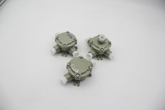 Custom Enclosure IP66 Waterproof ATEX Junction Box Enclosure Flame Retardant Power 220V/380V Cast Aluminium Junction Box
