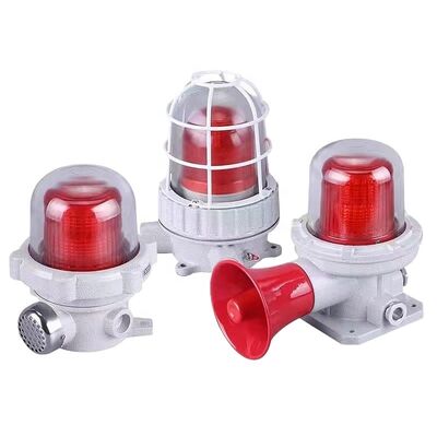 Ex Mark II 2 G Ex Db Eb IIC T6 Gb Explosion Proof Alarm Lights Corrosion Resistant WF2 Lifetime 50000 Hours Hazardous Zone Alert System