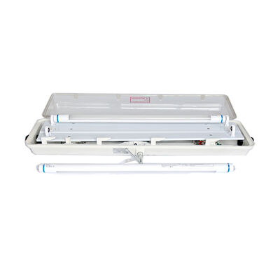 100lmw Explosion Proof Fluorescent Light 2x18w 2x36w Whole Plastic GRP Industrial Lighting Solutions for Hazardous Areas
