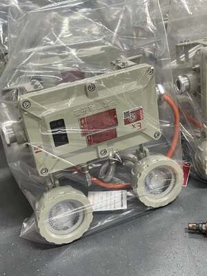 180min Flameproof Emergency Light Twin Spot for Zone 1/21 Hazardous Locations with ATEX Certified