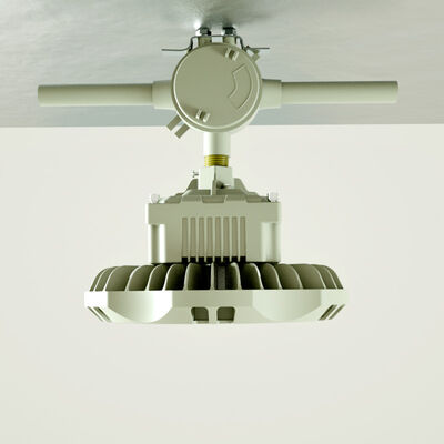 Yellow Finish Explosion Proof LED High Bay Lights Die Casting Aluminum Housing Colour Temperature 3000 to 6500K for Chemical Plants