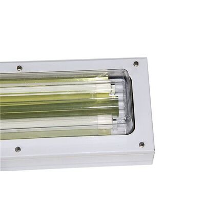100lmw Explosion Proof Fluorescent Light 2x18w 2x36w Whole Plastic GRP Long Lasting Lighting for Hazardous Environments
