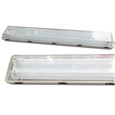 2x48" Explosion Proof LED Tube Light – 115lm/W ABS Housing for Hazardous Industrial Areas