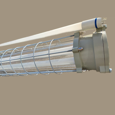 Ip66 1.2M 4Ft Led Linear Explosion Proof Lamps Industrial 18-36W Double Tube Explosion Proof Fluorescent Light