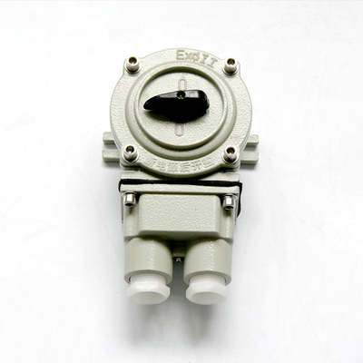 10 A CNEX Explosion‑Proof Rotary Transfer Selector Switch – Zone 1/2 & 21/22, 220 VAC, Aluminium”