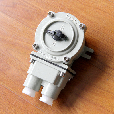 Hot Sale AC220V/380V Aluminum Alloy Explosion Proof Changeover Switch 5 Years Warranty Atex