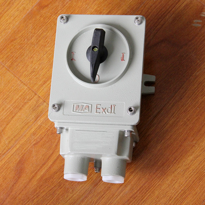 High Protection Level Explosion Proof Switch IP65 Rated 220V/380V Voltage