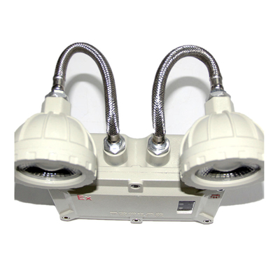 2*5w Double Head Wall Mounted 220VAC 50hz Led Emergency Light With ATEX Certificate For Hazardous Area