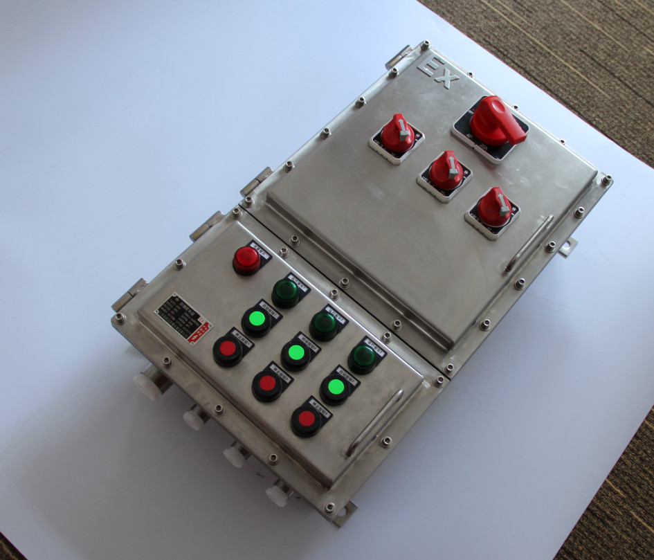 Sample Panel Explosion IP65 Explosion Protection Panel Box With Powder Coating Finish Aluminum ...