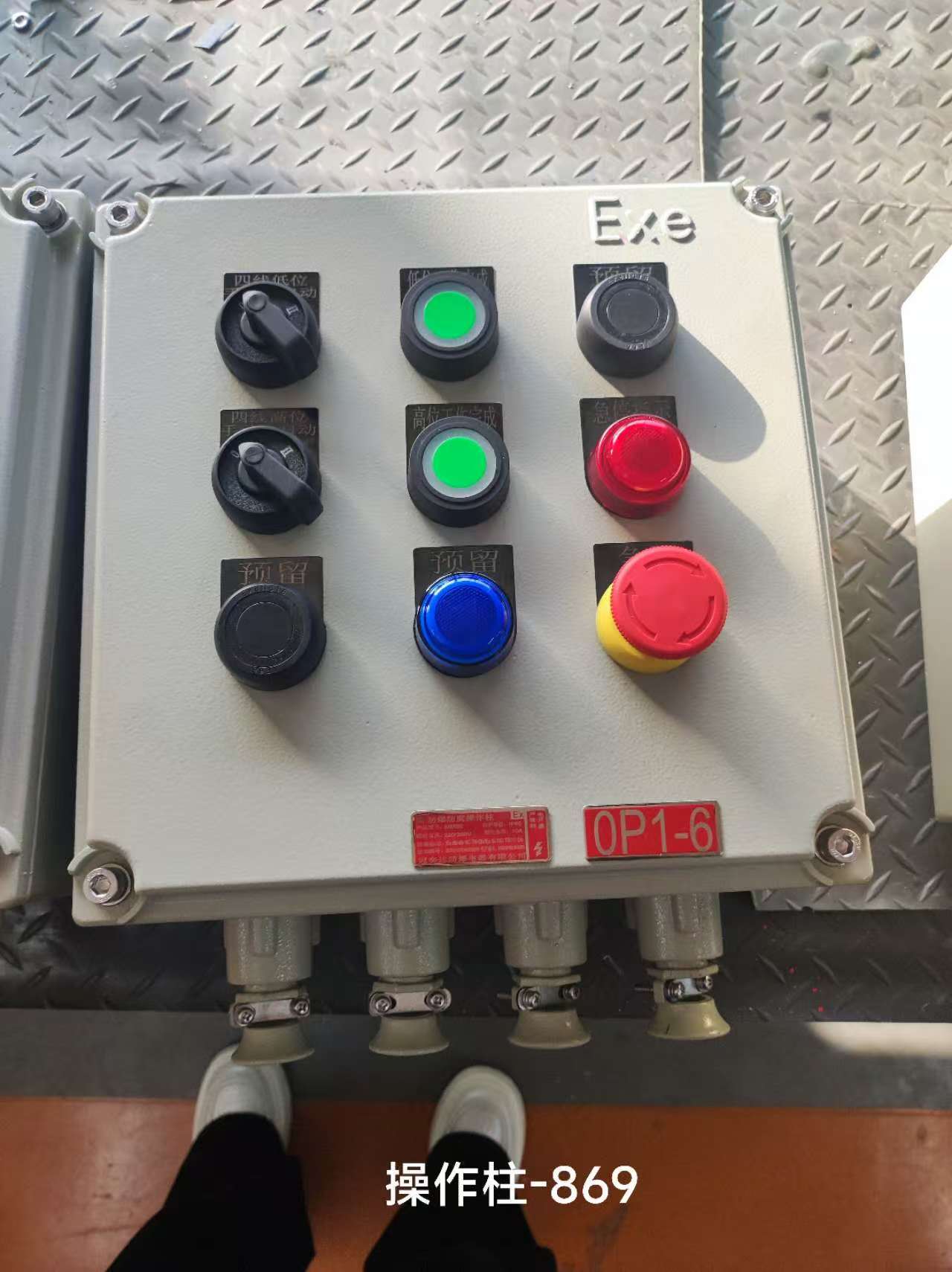 Customized IIBT4 Aluminum Distribution Flameproof Control Panels Flame ...